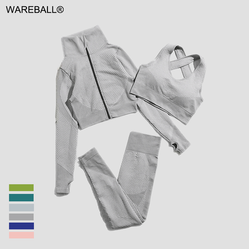 Winter Yoga Clothing - 2/3 stuks vrouwen yoga pak naadloos