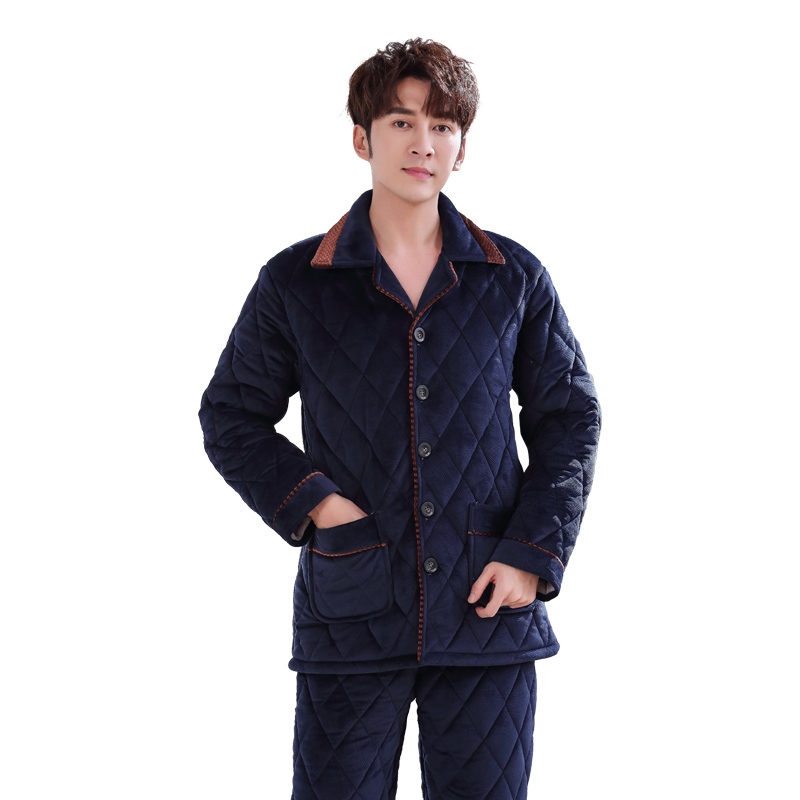 Winter Clothing Layers - Winter Pyjama Voor Mannen Dikke Drie-Lagen