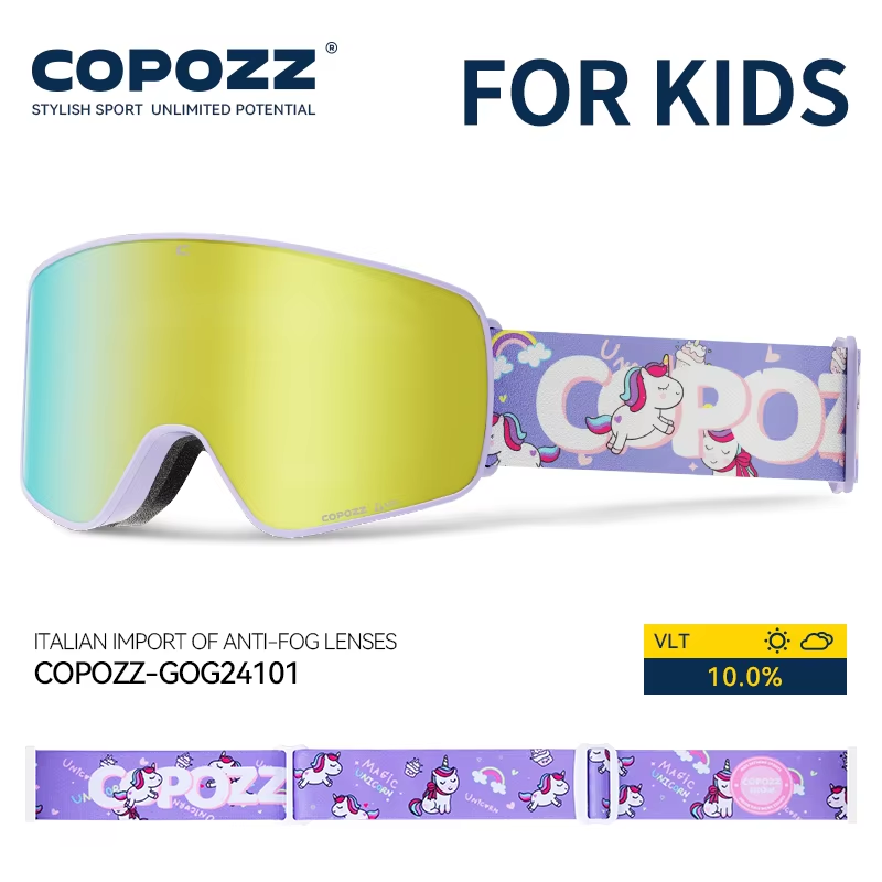 Winter Clothing Layers - COPOZZ Magnetische kinderwinterskibril 2s Quick-Change dubbele
