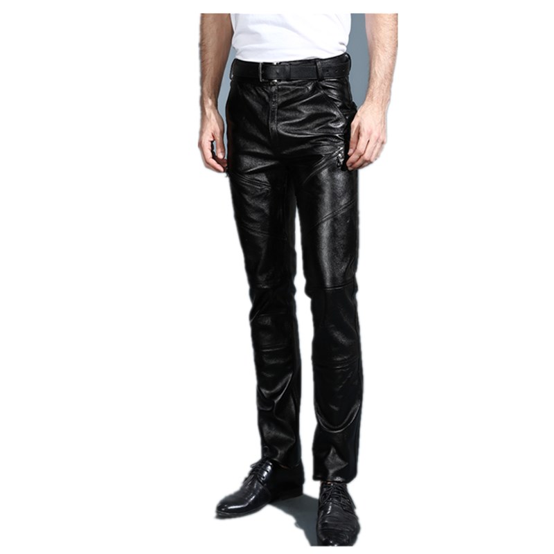 Winter Clothing Layers - Jeugd heren lederen broek met fleece