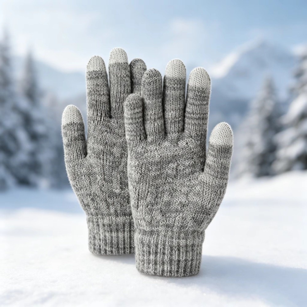 Knit Glove Touch Screen - 2 stks/set Mode Winter Kinderen Hoed