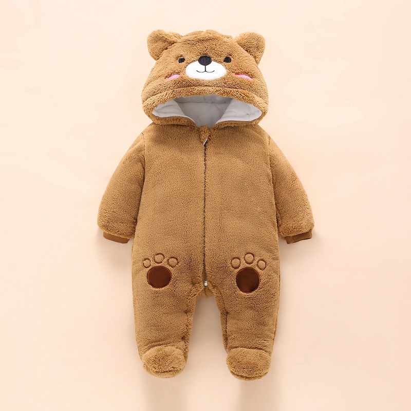 Winter Clothing Toddler - 0-12M Baby Rompertjes Schattige Beer Peuter