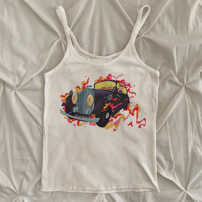 Winter Clothing Zara - Good OmensY2k Good Omens Print Kleding