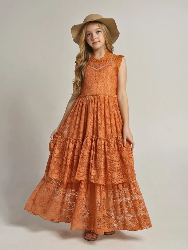 Winter Clothing Storage - Meisjes bloemenjurk kant katoenen jurk baby