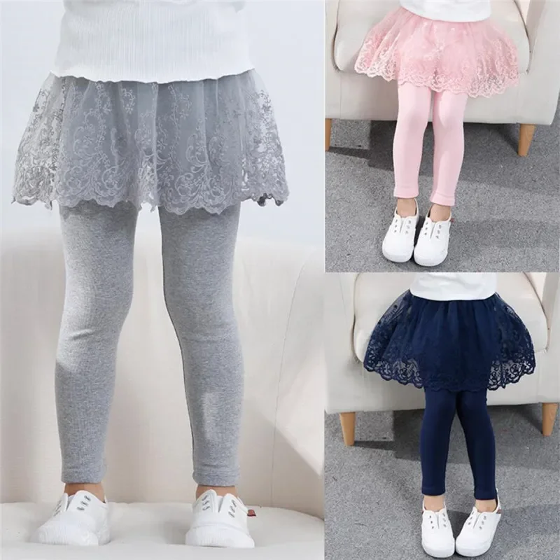 Winter Clothing For Baby Girl - Nieuwe baby meisjes leggings kant prinses
