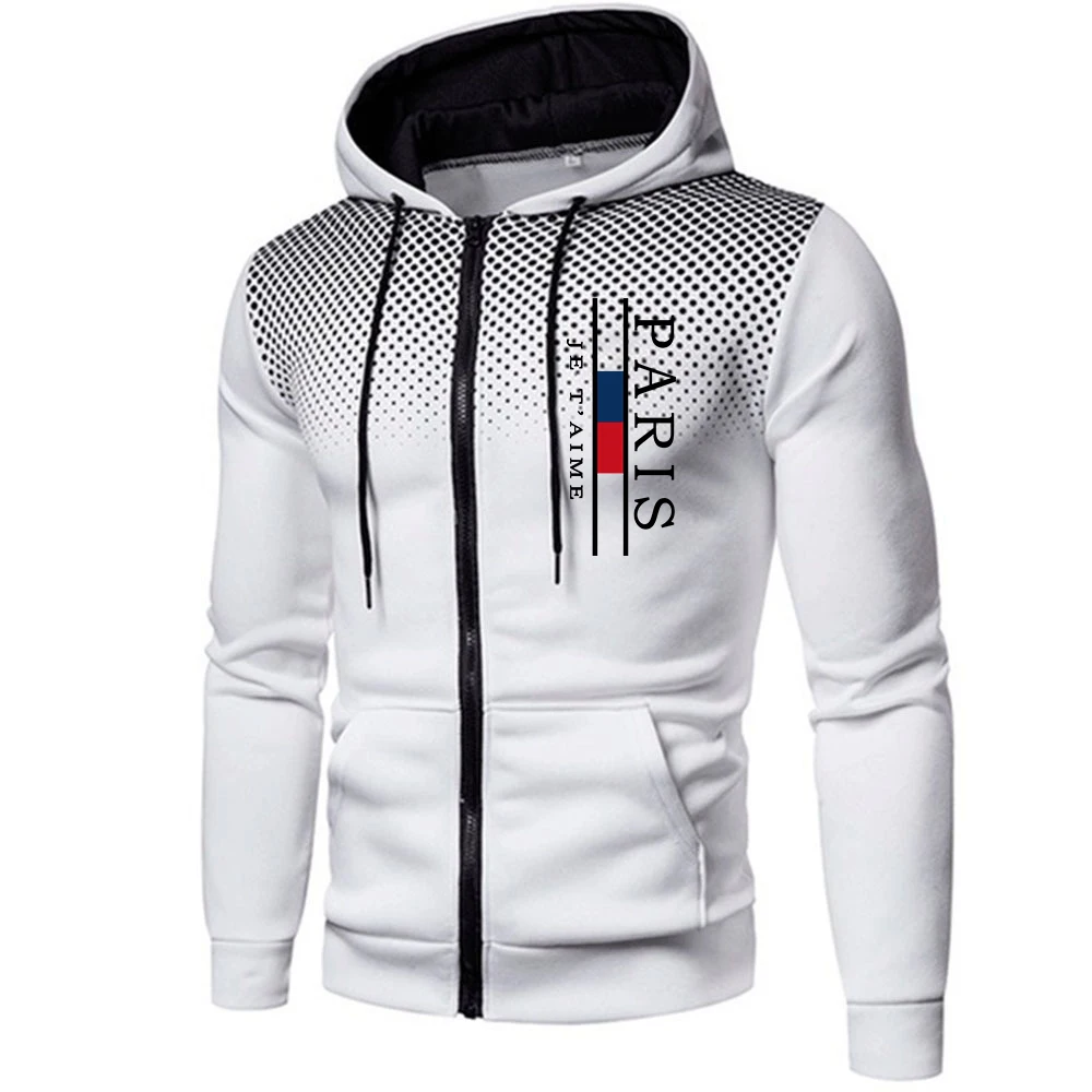 Quality Winter Clothing Jacket - Herensweatshirts met capuchon, bedrukt, casual, hete