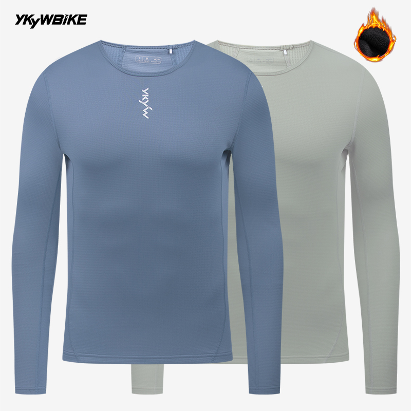 Winter Clothing Layers - YKYW Heren Fietsen Lange Mouw Basislagen