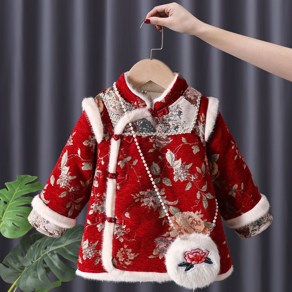 Winter Clothing For Baby Girl - Winter Baby Meisjes Hanfu Kids Prinses