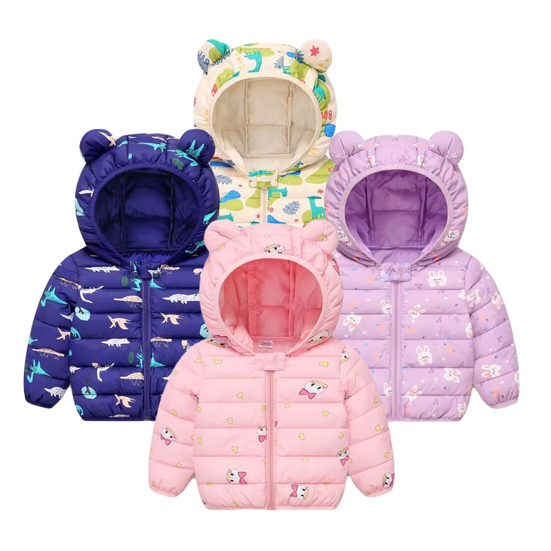 Winter Clothing Toddler - Kinderen Katoenen Jas Baby Cartoons Donsjack