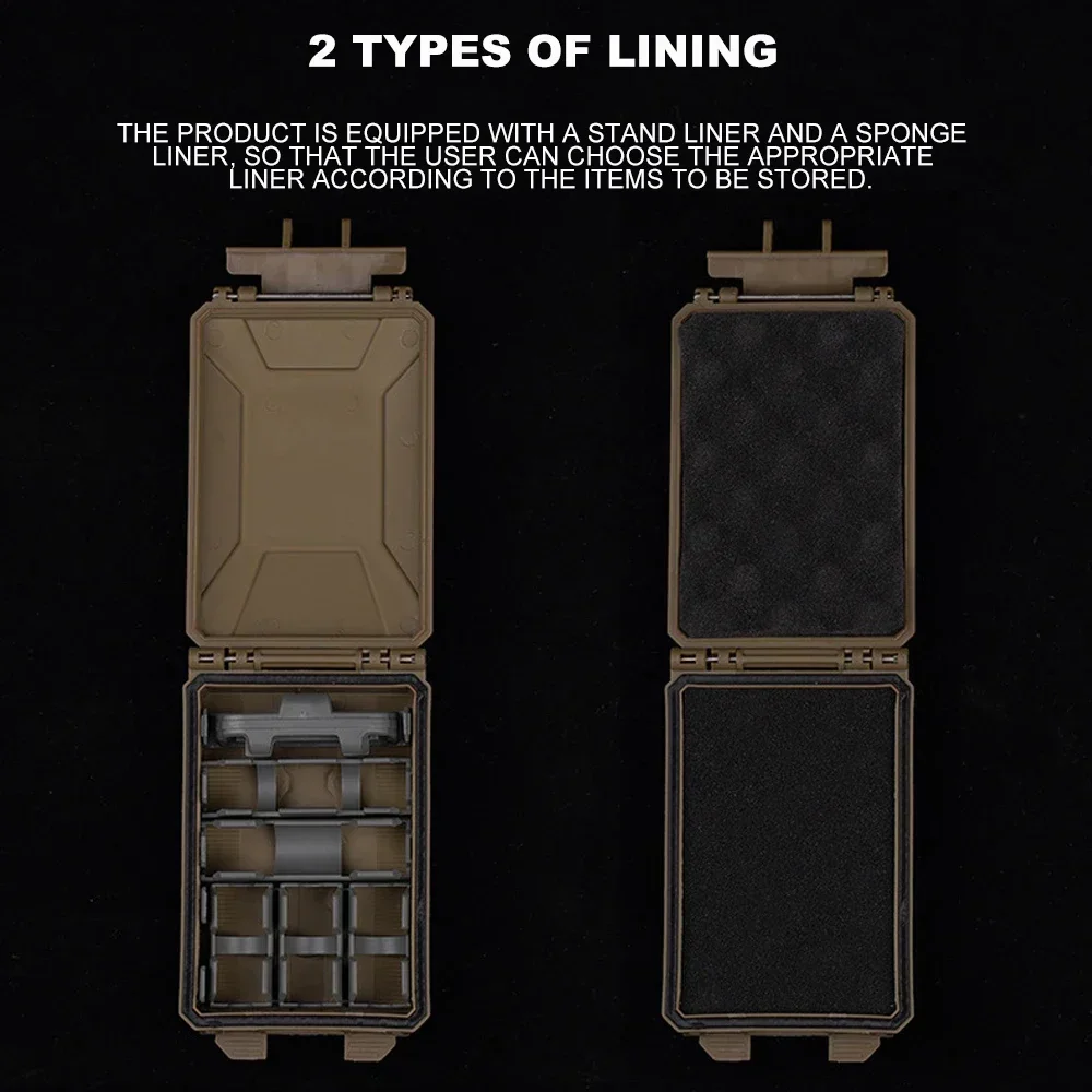 Winter Clothing Storage - Batterij Opbergdoos Tactische Case voor CR2032