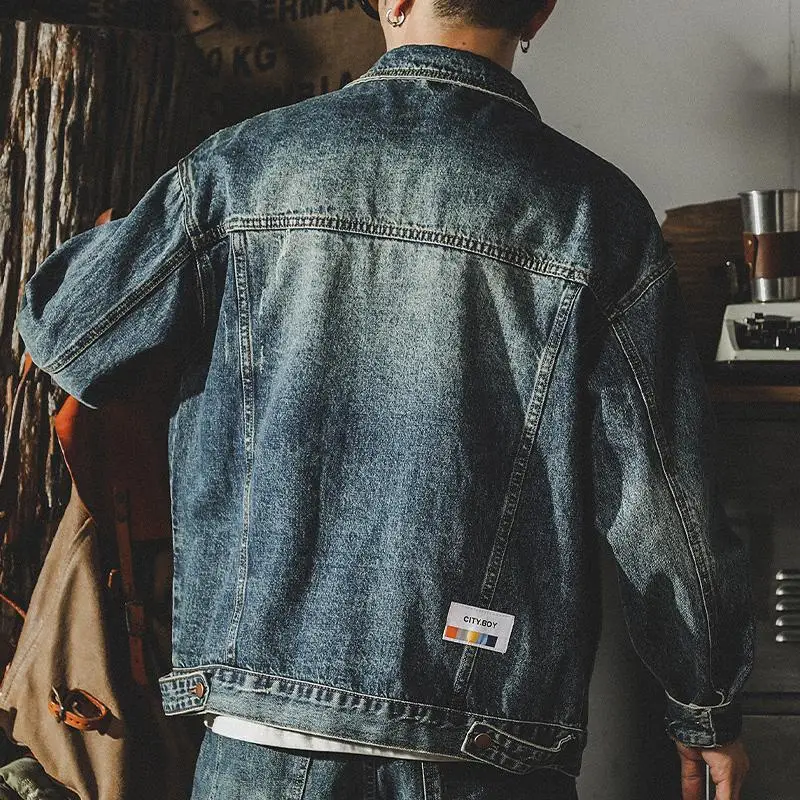 Trendy losse denim jassen man  - Quality Winter Clothing Jacket recensie en prijs