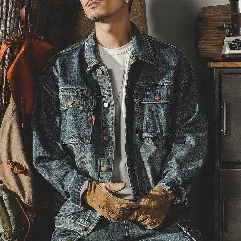 Trendy losse denim jassen man  - Quality Winter Clothing Jacket recensie en prijs