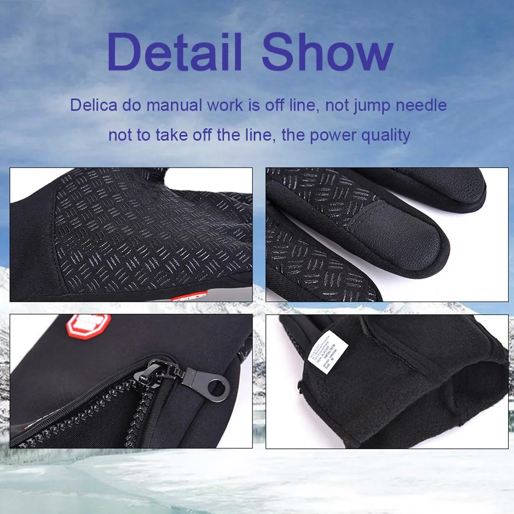 Heren Dames Winterfietshandsch - Knit Glove Touch Screen recensie en prijs