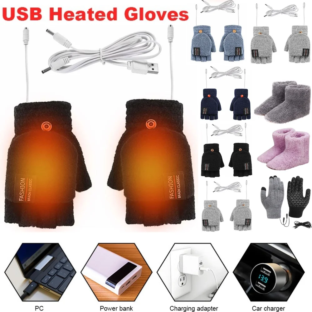USB elektrisch verwarmde hands - Knit Glove Touch Screen recensie en prijs