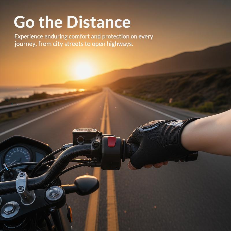 Ademende motorhandschoenen 1 p - Knit Glove Touch Screen recensie en prijs