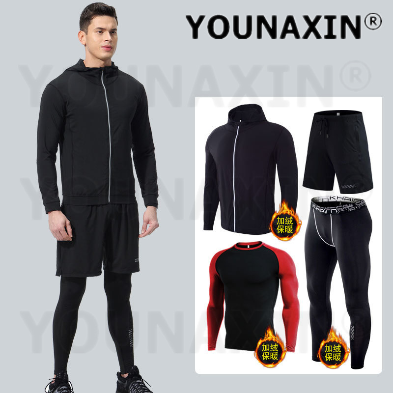 4-delige fitnesskledingset voo - Winter Yoga Clothing recensie en prijs