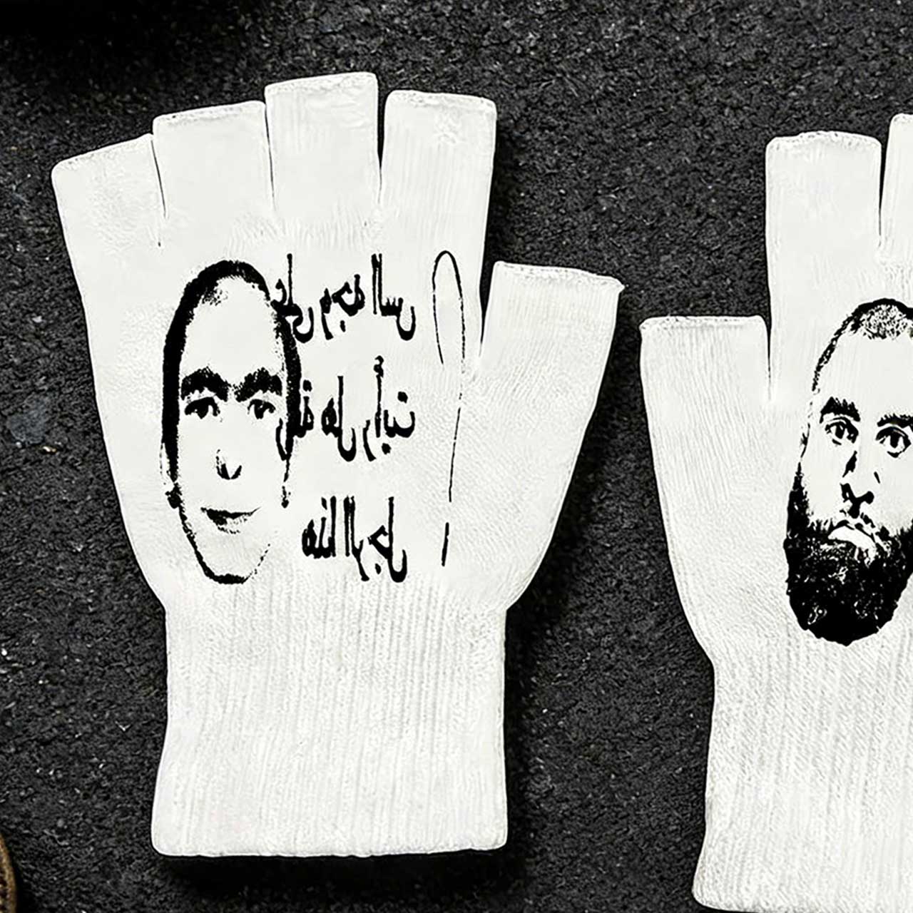 Y2K retro-geprinte vingerloze  - Knit Glove Touch Screen recensie en prijs