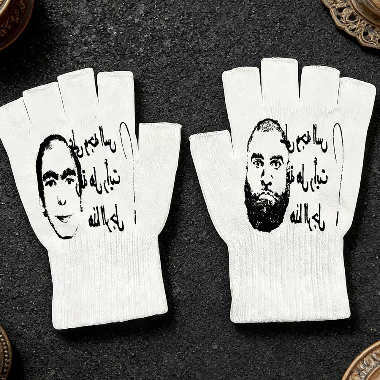 Y2K retro-geprinte vingerloze  - Knit Glove Touch Screen recensie en prijs