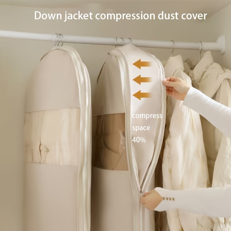 Beige compressie-ophangzak, 40 - Winter Clothing Storage recensie en prijs