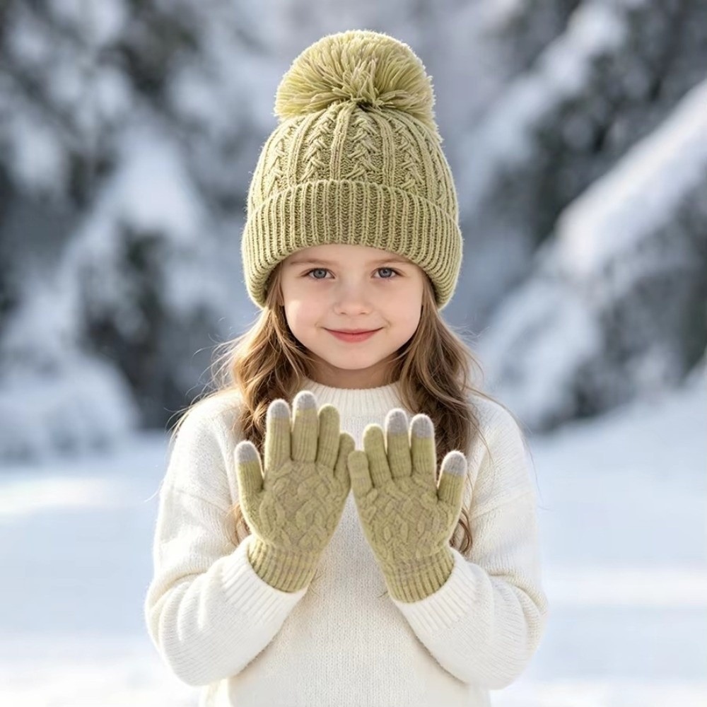 2 stks/set Mode Winter Kindere - Knit Glove Touch Screen recensie en prijs